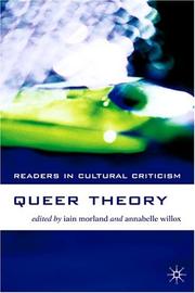 Queer Theory by Suzanna Danuta Walters, Patrick Califia-Rice, Larry Kramer, Carol Queen, Marjorie Garber, Cheryl Chase, Peter Hegarty, Eve Kosofsky Sedgwick, Hall, Donald E., Stephen Whittle, Del Lagrace Volcano, Indra Windh, Judith Butler, William J. Spurlin, Mark Norris Lance, Alessandra Tanesini, Mandy Merck