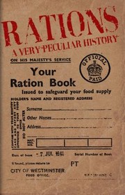 Cover of: Rations A Very Peculiar History With No Added Butter