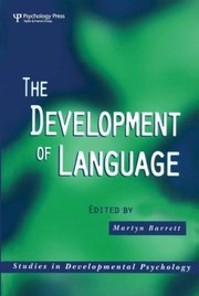 Cover of: The Development Of Language by 