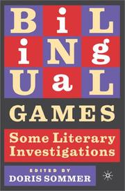 Bilingual games : some literary investigations