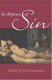 Cover of: In defense of sin