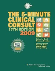 Cover of: The 5minute Clinical Consult 2009