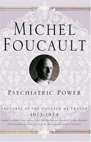 Cover of: Psychiatric Power: Lectures at the College de France 1973-1974
