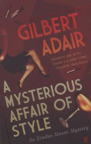 Cover of: A Mysterious Affair Of Style