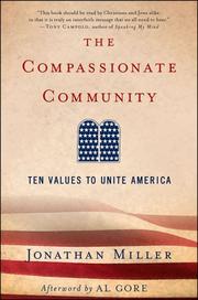 Cover of: The Compassionate Community: Ten Values to Unite America