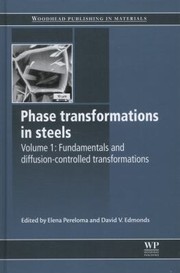 Cover of: Phase Transformations In Steels
