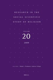 Cover of: Research In The Social Scientific Study Of Religion