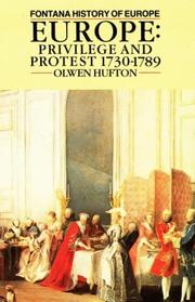 Cover of: Europe (Fontana History of Europe)
