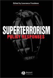 Superterrorism : policy responses
