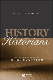 History and historians : selected papers of R.W. Southern