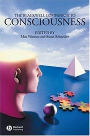 Cover of: The Blackwell Companion to Consciousness