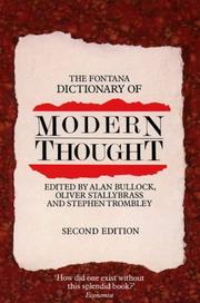 The Fontana dictionary of modern thought