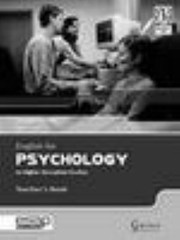 Cover of: English For Psychology In Higher Education Studies Jane Short by 