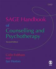 The SAGE handbook of counselling and psychotherapy