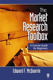 Cover of: The Market Research Toolbox by Edward F. McQuarrie