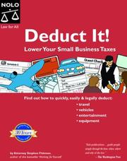 Deduct it! by Stephen Fishman