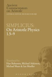 Cover of: On Aristotle Physics 159