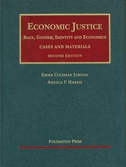 Cover of: Economic Justice Race Gender Identity And Economics