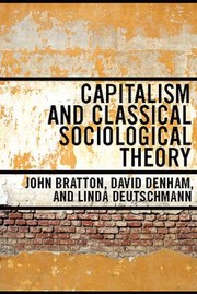 Cover of: Capitalism And Classical Sociological Theory