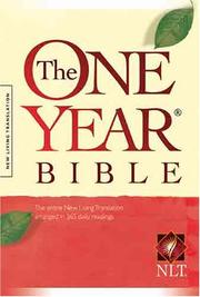 Cover of: The One Year Bible: New Living Translation, Compact Edition