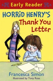 Cover of: Horrid Henrys Thank You Letter by 
