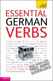 Cover of: Essential German Verbs
            
                Teach Yourself Verbs