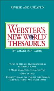 Cover of: PROPWebster's New World Thesaurus: Third Edition