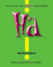 Cover of: Ha!: humor for the lighter side of life (Exclamation Series)