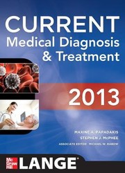 Cover of: 2013 Current Medical Diagnosis Treatment