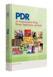 Cover of: PDR for Nonprescription Drugs Dietary Supplements  Herbs 2009
            
                Physicians Desk Reference for Nonprescripton Drugs Dietary Supplements  Herbs