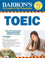 Cover of: Barrons Toeic Test Of English For International Communication by 