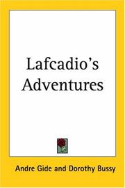 Cover of: Lafcadio's Adventures by André Gide