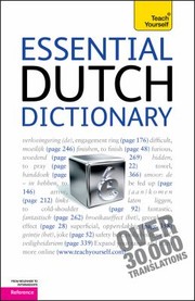 Cover of: Essential Dutch Dictionary Dutchenglishenglishdutch Dictionary