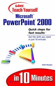 Cover of: Sams Teach Yourself Microsoft Powerpoint 2000 In 10 Minutes