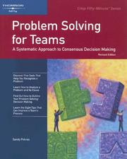 Cover of: Crisp: Problem Solving for Teams: A Systematic Approach to Consensus Decision Making (Crisp Fifty-Minute Series)