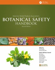 American Herbal Products Associations Botanical Safety Handbook by Zoe Gardner