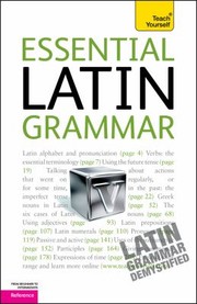 Cover of: Essential Latin Grammar