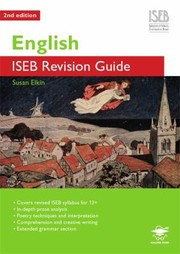 Cover of: English ISEB Revision Guide