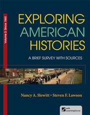 Cover of: Exploring American Histories A Brief Survey With Sources