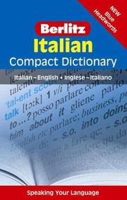 Cover of: Berlitz Italian Compact Dictionary Italianenglish Ingleseitaliano by 