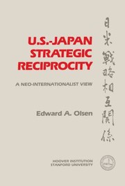 Cover of: Usjapan Strategic Reciprocity An Internationalist View