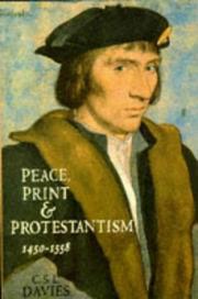 Peace, print and Protestantism, 1450-1558