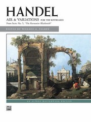 Cover of: Air Variations From Suite No 5 The Harmonious Blacksmith For The Keyboard
