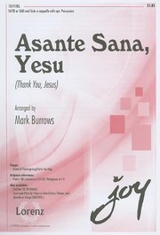 Cover of: Asante Sana Yesu Thank You Jesus