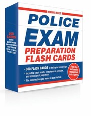 Cover of: Norman Halls Police Exam Preparation Flash Cards