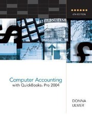 Cover of: Computer Accounting with QuickBooks Pro 2004