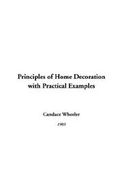 Cover of: Principles of Home Decoration with Practical Examples