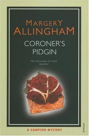 Cover of: Coroner's Pidgin by Margery Allingham