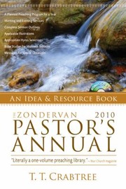 Cover of: Zondervan 2010 Pastors Annual An Idea And Resource Book