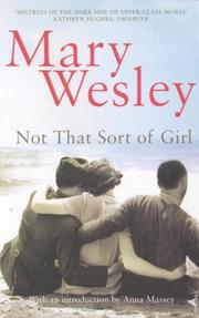 Cover of: Not That Sort of Girl